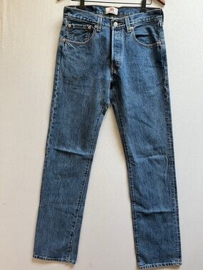 Levi's 501 Original Straight Leg Button Fly Jeans Sz 32